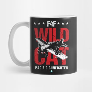 F4F Wildcat Pilot Gift WW2 Warbird Pacific Gunfighter Mug